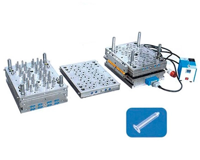 Two Part Syringe Barrel Mold