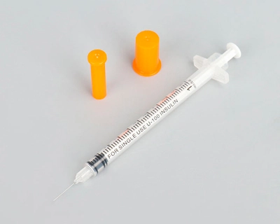 medical insulin syringe